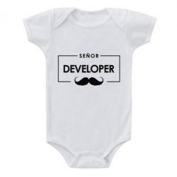 Детский бодик Senor Developer - PrintSalon
