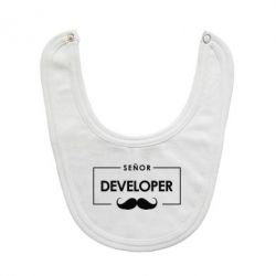 Слюнявчик  Senor Developer - PrintSalon