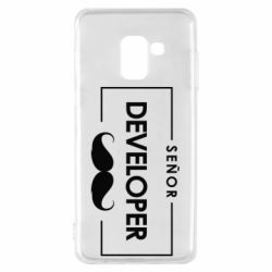 Чехол для Samsung A8 2018 Senor Developer - PrintSalon