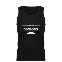 Мужская майка Senor Developer - PrintSalon