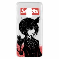 Чохол для Samsung A8 2018 Senpai Girl - PrintSalon