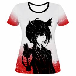 Жіноча 3D футболка Senpai Girl - PrintSalon