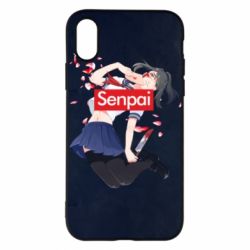 Чехол для iPhone X/Xs Senpai - PrintSalon