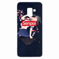 Чехол для Samsung A8+ 2018 Senpai - PrintSalon