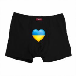 Мужские трусы Серце патріота - PrintSalon
