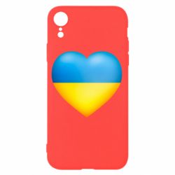 Чехол для iPhone XR Серце патріота - PrintSalon