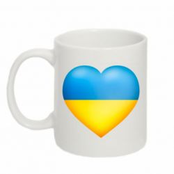 Кружка 320ml Серце патріота - PrintSalon
