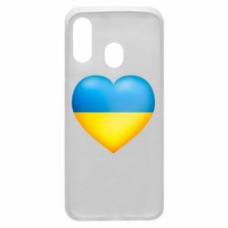 Чехол для Samsung A40 Серце патріота - PrintSalon