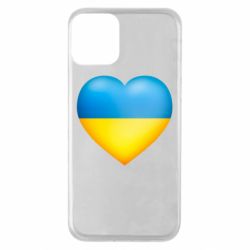 Чехол для iPhone 11 Серце патріота - PrintSalon
