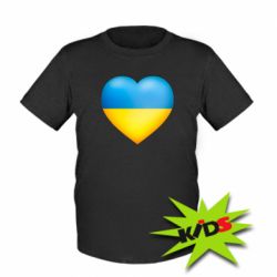 Детская футболка Серце патріота - PrintSalon