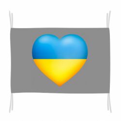 Флаг Серце патріота - PrintSalon