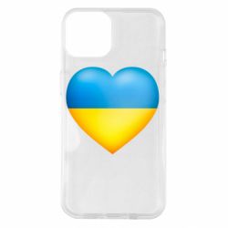 Чехол для iPhone 14 Серце патріота - PrintSalon