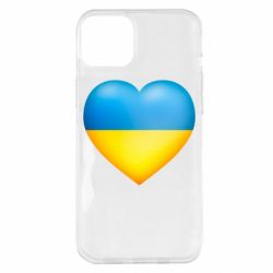 Чехол для iPhone 14 Plus Серце патріота - PrintSalon