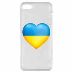 Чехол для iPhone5/5S/SE Серце патріота - PrintSalon