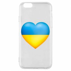 Чехол для iPhone 6 Серце патріота - PrintSalon