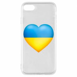 Чехол для iPhone 7 Серце патріота - PrintSalon