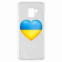 Чехол для Samsung A8+ 2018 Серце патріота - PrintSalon