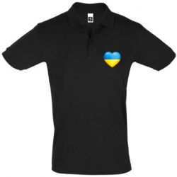 Мужская футболка поло Серце патріота - PrintSalon