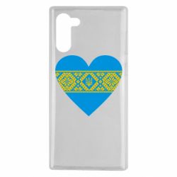 Чохол для Samsung Note 10 Серце України - PrintSalon