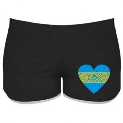 Жіночі шорти Серце України - PrintSalon