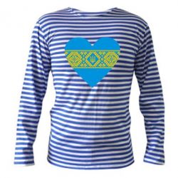 Тільник з довгим рукавом Серце України - PrintSalon