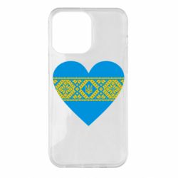 Чохол для iPhone 14 Pro Max Серце України - PrintSalon