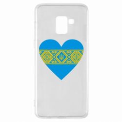 Чохол для Samsung A8+ 2018 Серце України - PrintSalon