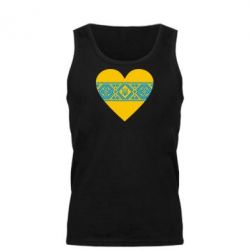 Майка чоловіча Серце України - PrintSalon