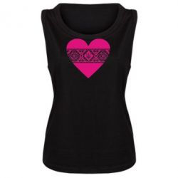 Майка жіноча Серце України - PrintSalon