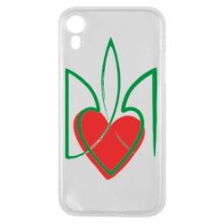 Чехол для iPhone XR Серце з гербом - PrintSalon