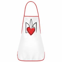 Фартук Серце з гербом - PrintSalon