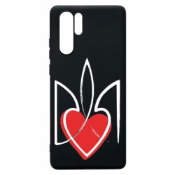 Чехол для Huawei P30 Pro Серце з гербом - PrintSalon