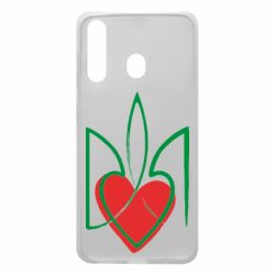 Чехол для Samsung A60 Серце з гербом - PrintSalon