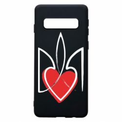 Чехол для Samsung S10 Серце з гербом - PrintSalon