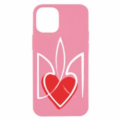Чехол для iPhone 12 mini Серце з гербом - PrintSalon