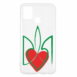 Чехол для Samsung M31 Серце з гербом - PrintSalon