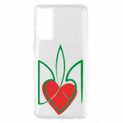 Чехол для Huawei P Smart 2021 Серце з гербом - PrintSalon