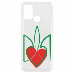 Чехол для Oppo A53/A32/A33 Серце з гербом - PrintSalon