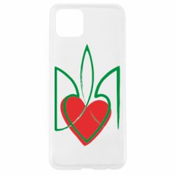 Чехол для Oppo A92s Серце з гербом - PrintSalon