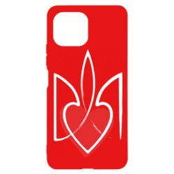 Чехол для Xiaomi Mi11 Lite Серце з гербом - PrintSalon