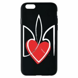 Чехол для iPhone 6/6S Серце з гербом - PrintSalon