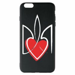 Чехол для iPhone 6 Plus/6S Plus Серце з гербом - PrintSalon