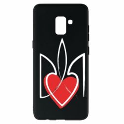Чехол для Samsung A8+ 2018 Серце з гербом - PrintSalon