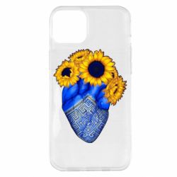 Чехол для iPhone 14 Plus Сердце Украины.