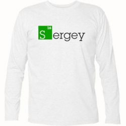 Футболка з довгим рукавом Sergey