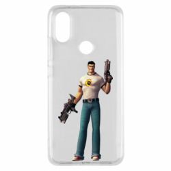 Чехол для Xiaomi Mi A2 Serious Sam with guns - PrintSalon