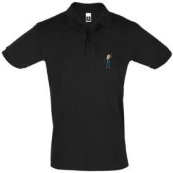 Мужское поло Serious Sam with guns - PrintSalon