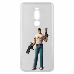 Чехол для Meizu Note 8 Serious Sam with guns - PrintSalon