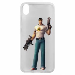 Чехол для Xiaomi Redmi 7A Serious Sam with guns - PrintSalon