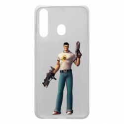 Чехол для Samsung A60 Serious Sam with guns - PrintSalon